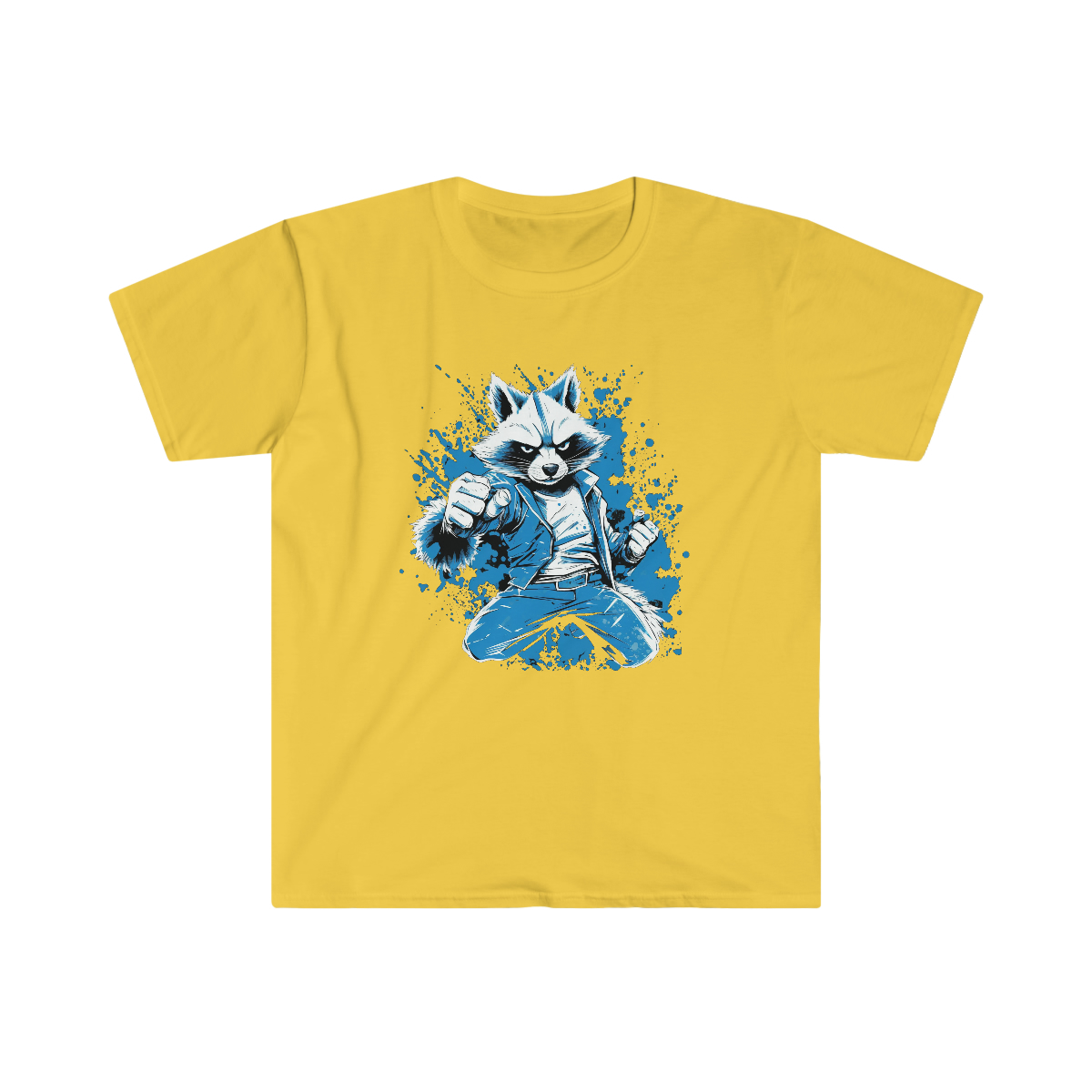 V180 Life Karate Racoon T-shirt - Image 7