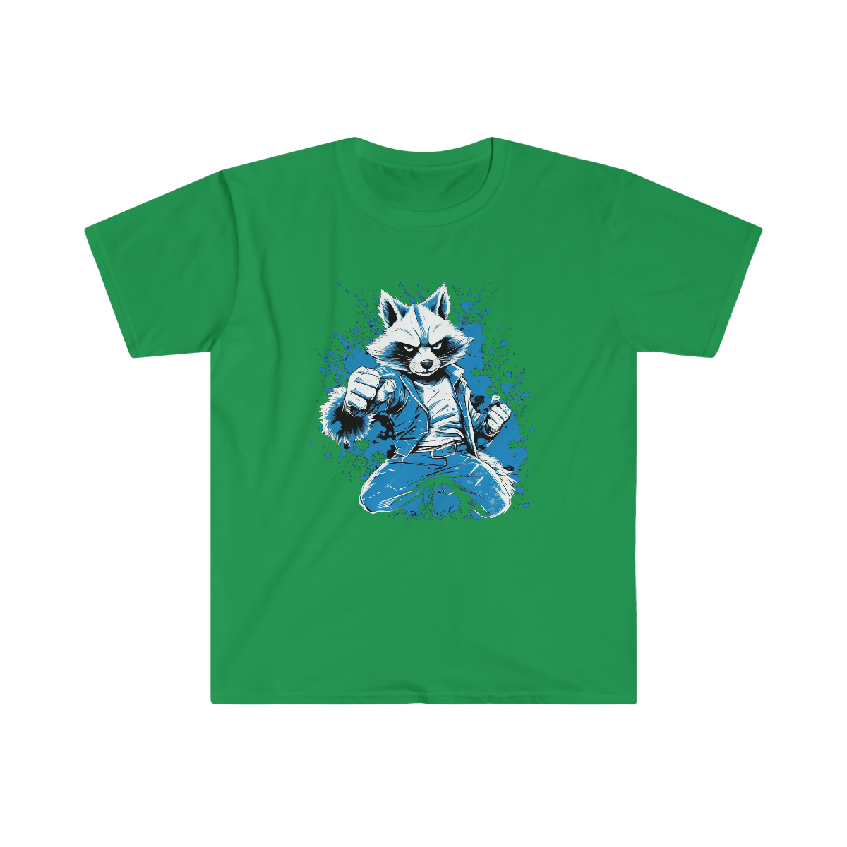 V180 Life Karate Racoon T-shirt - Image 11