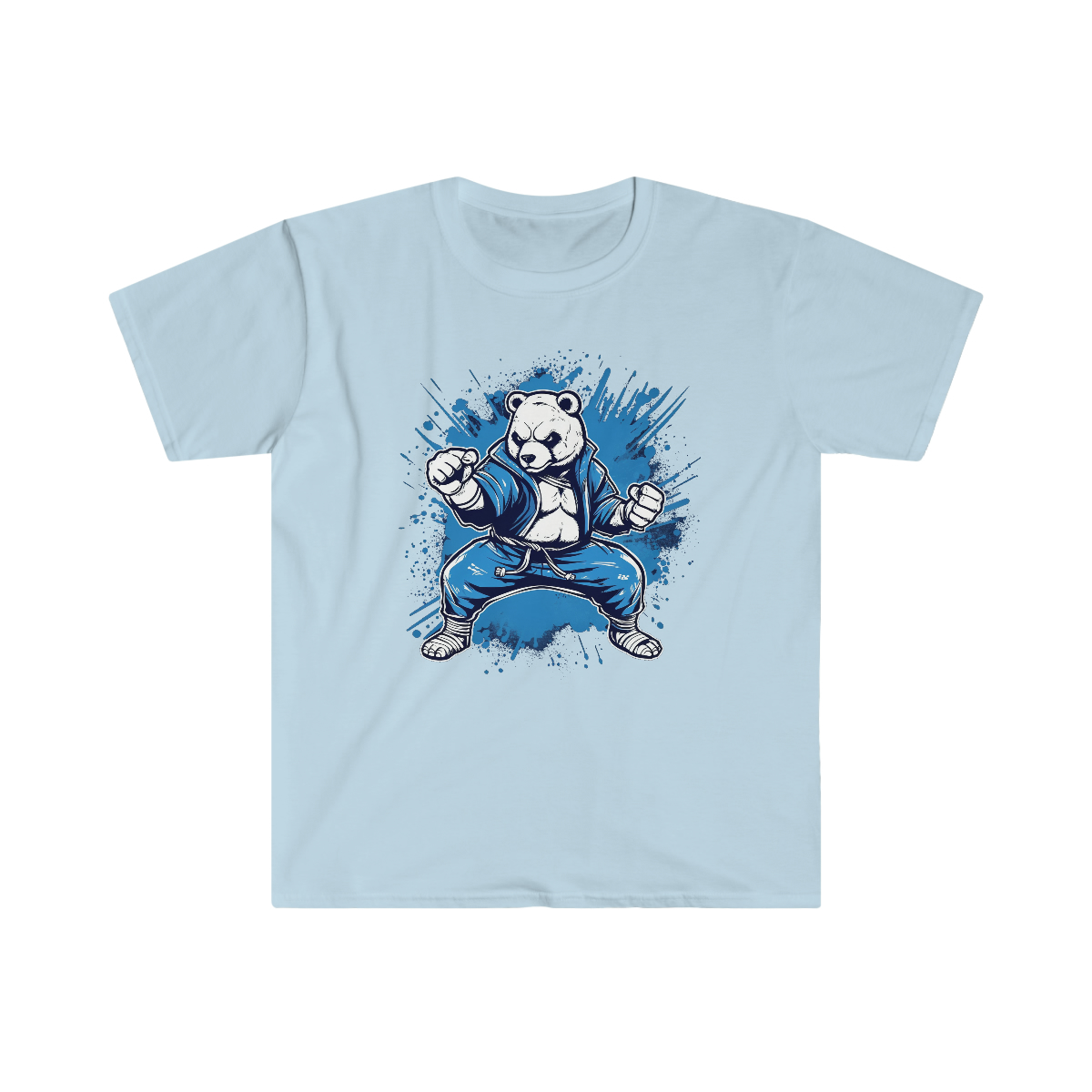 V180 Life Karate Ninja Bear T-shirt - Image 15