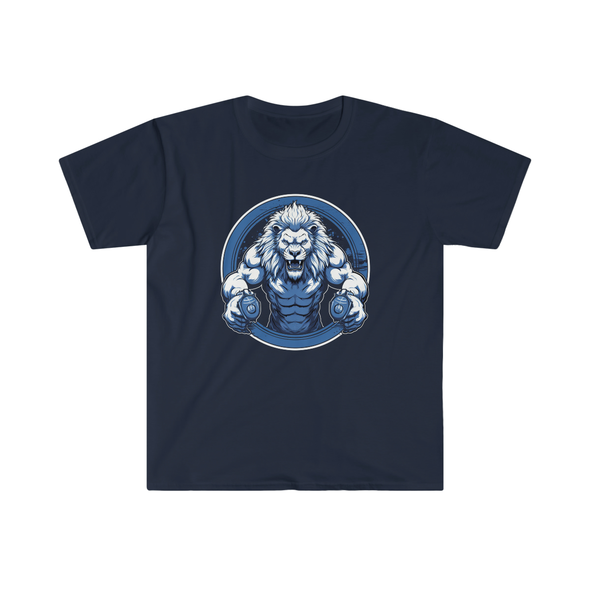 Fierce & Fit Lion Shirt , Mens T-shirts / Womens T-shirts, Lion Shirts, fitness tee - Image 5