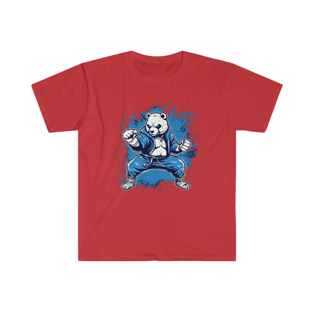 V180 Life Karate Ninja Bear T-shirt - Image 25