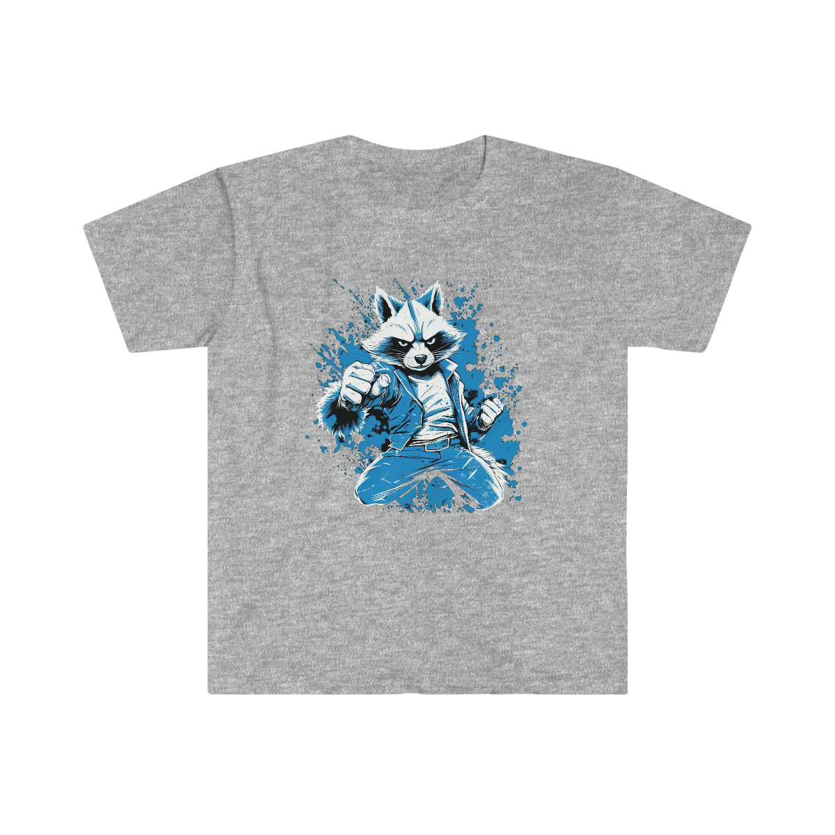 V180 Life Karate Racoon T-shirt - Image 5