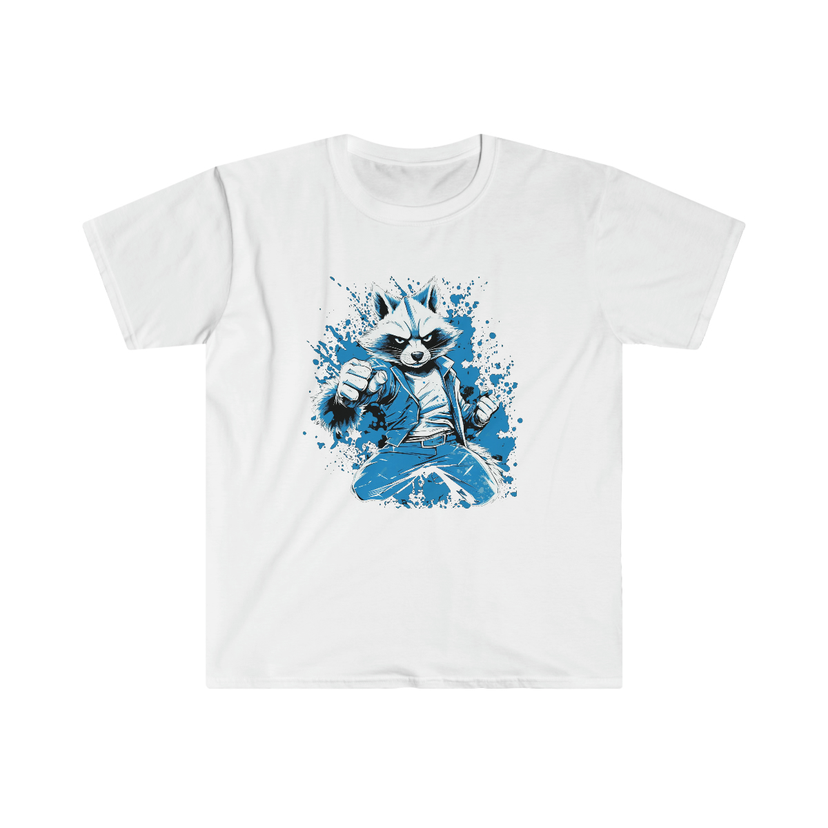 V180 Life Karate Racoon T-shirt - Image 3