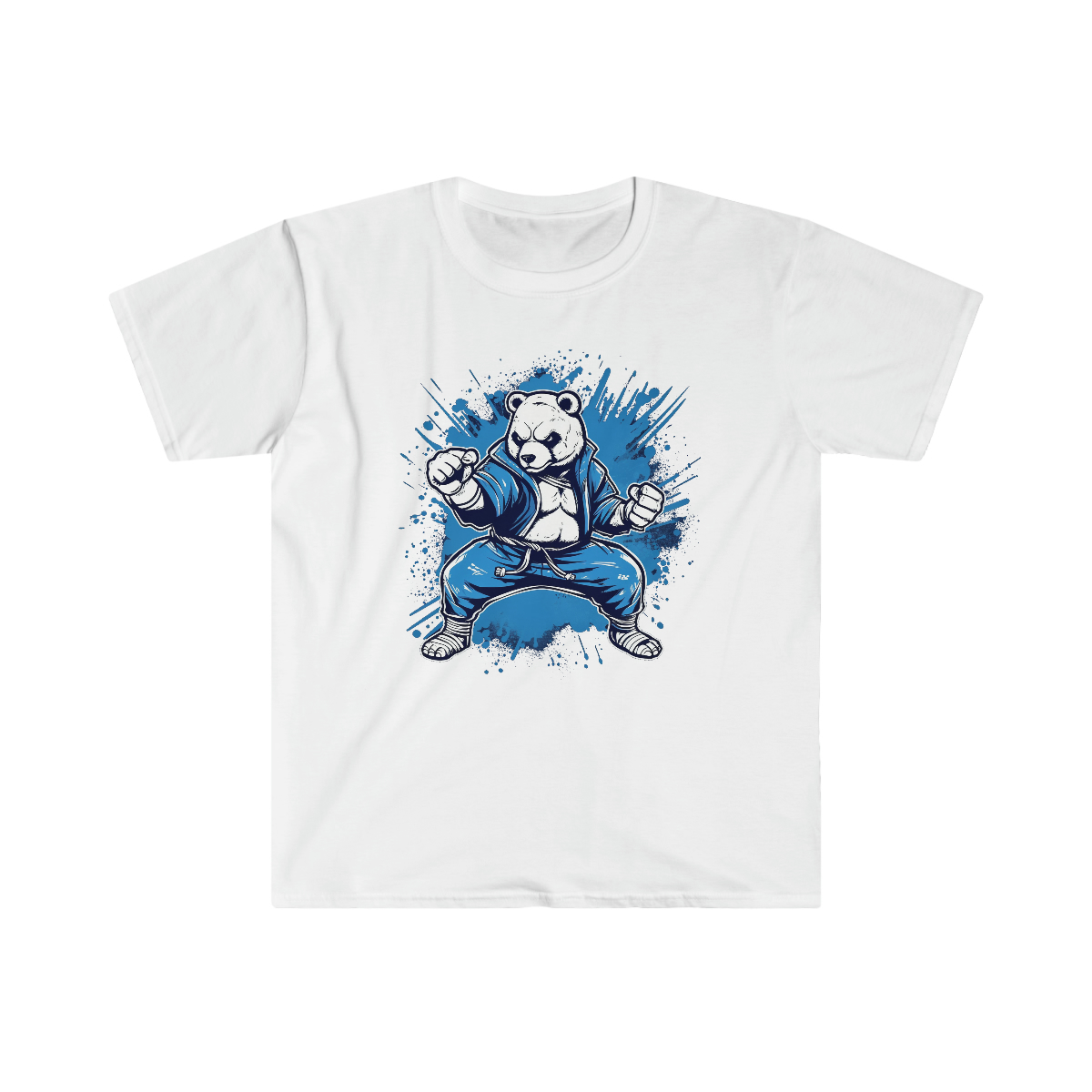 V180 Life Karate Ninja Bear T-shirt - Image 3