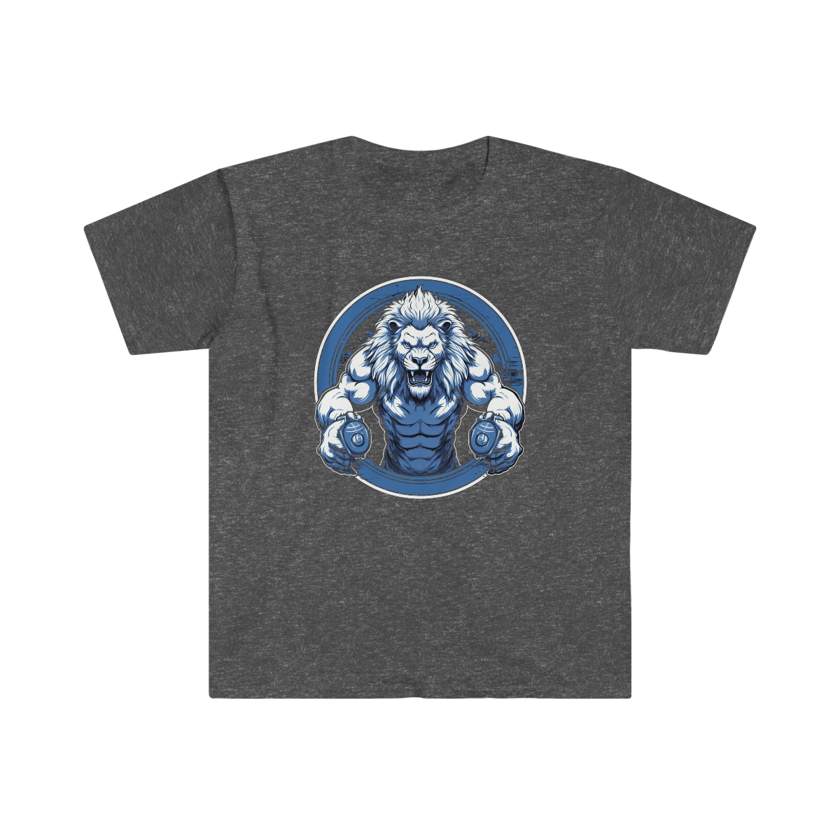 Fierce & Fit Lion Shirt , Mens T-shirts / Womens T-shirts, Lion Shirts, fitness tee - Image 3
