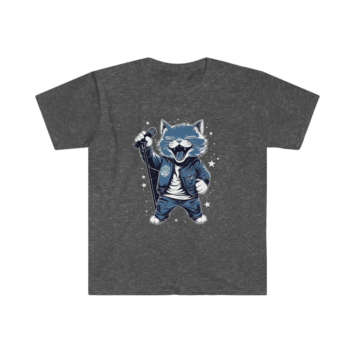 Happy Rockstar Kitty T-shirt - Image 3