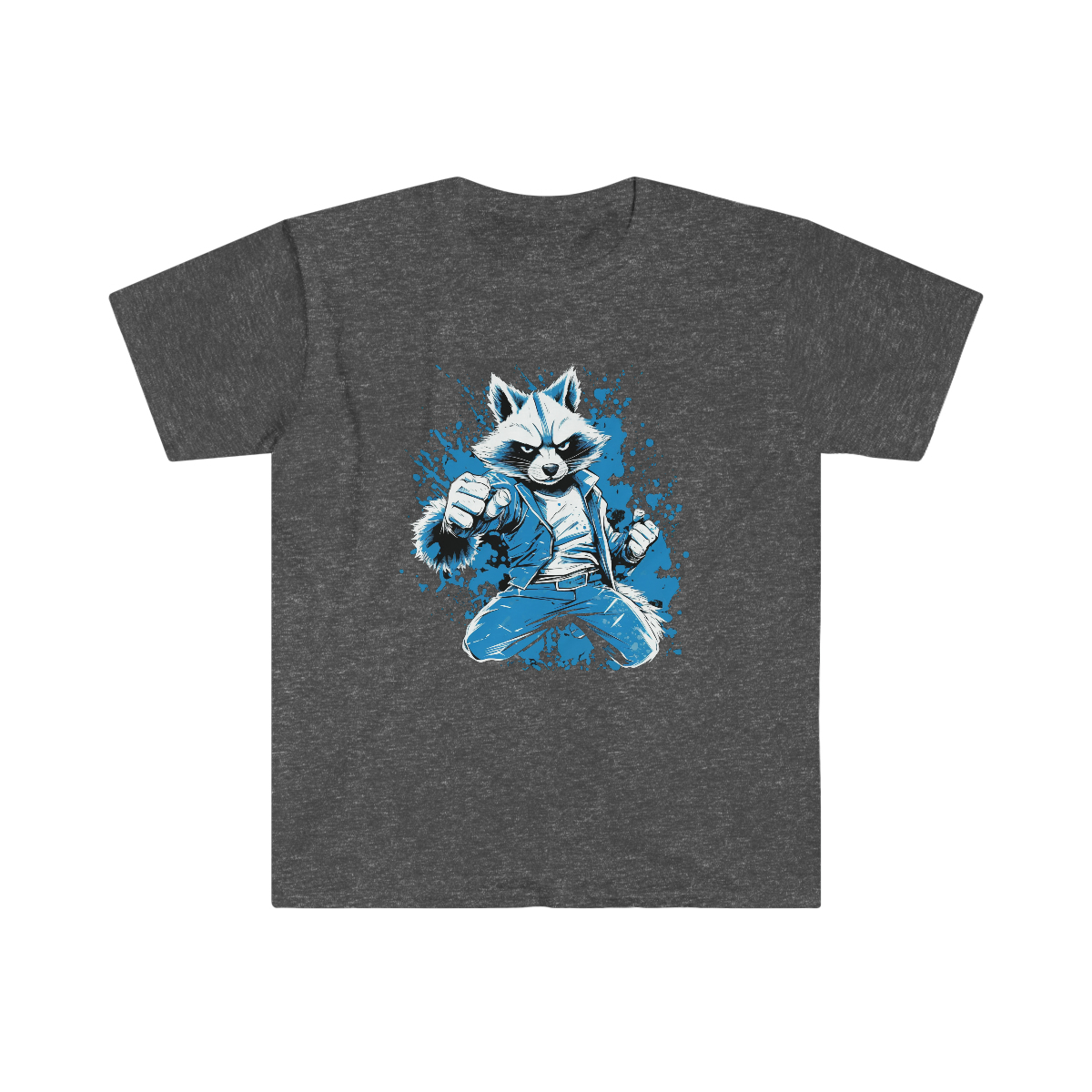 V180 Life Karate Racoon T-shirt - Image 13