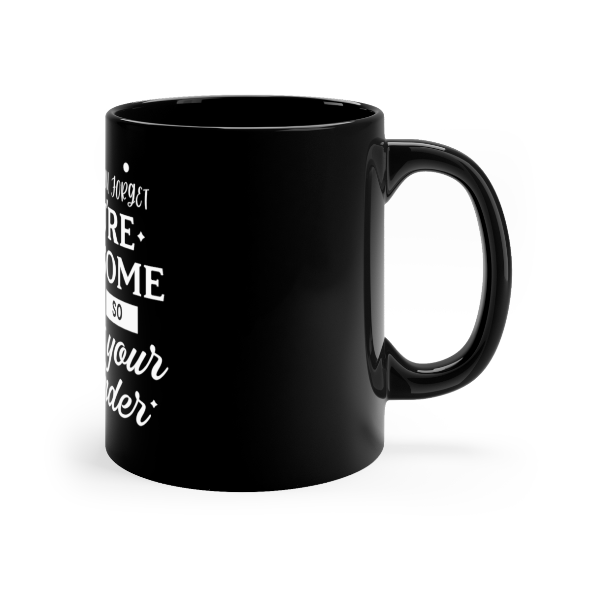 You're Awesome 11oz Black Mug - Image 3